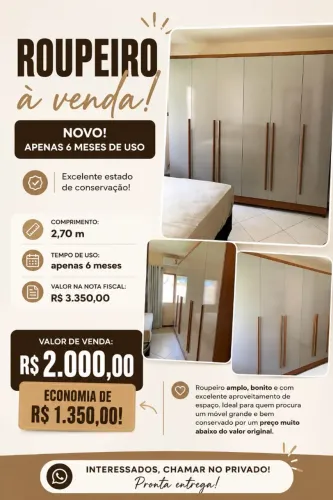 Guarda roupa casal