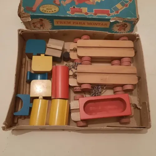 Jogos Brinquedos Antigos Madeira - Brinquedo Antigo - Final Anos 60