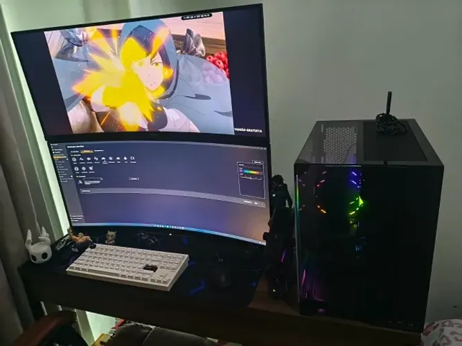 PC GAMER TOP DE LINHA | Ryzen 7 9800X3D + RX 9070 XT + 2 Monitores Ultrawide 34