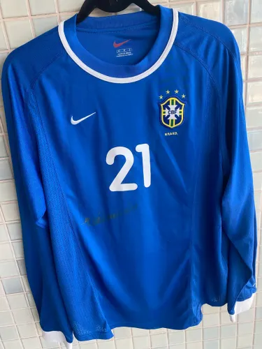 Camisa Edmundo autografada com certificado 