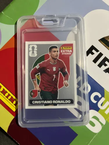 FIGURINHA CR7 PRATA