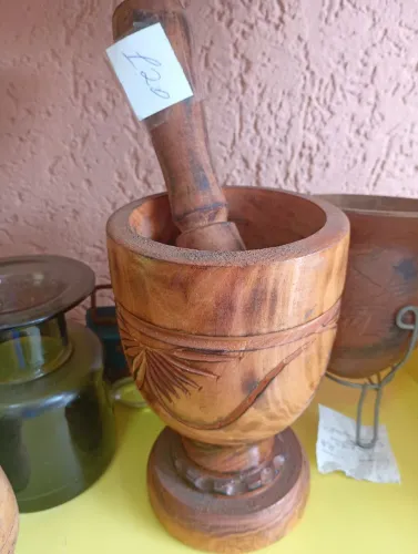 Pião de madeira