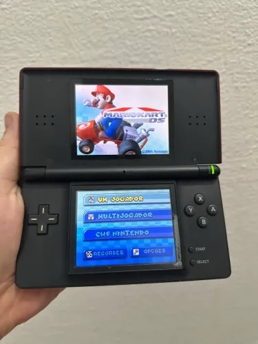 Nintendo DS Lite Vermelho 32Gb Destravado + 100 Jogos instalados + Cartucho R4 