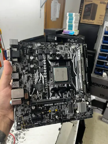 Kit Ryzen 5 2600+ 8gb ram + a320
