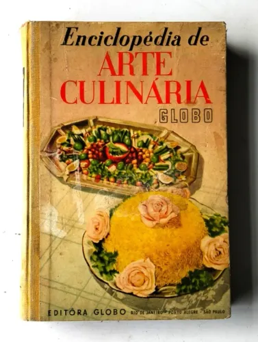 Livro Antigo - Enciclopédia de Arte Culinária (Editôra Globo) - Capa Dura - 1960