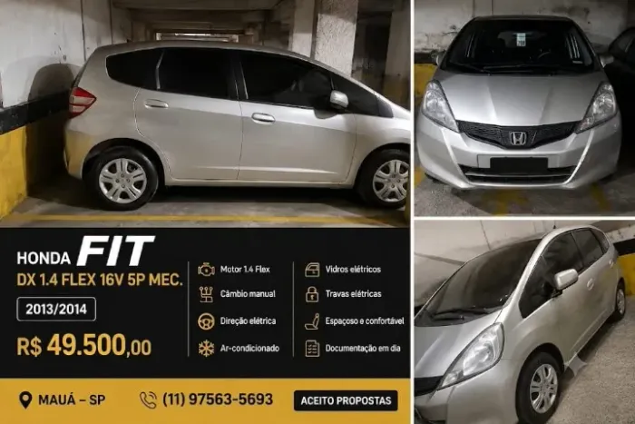 Honda Fit DX 1.4 Flex 16V 5P Mec. 2014