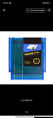 cartucho flash Everdrive N8 Plus azul
