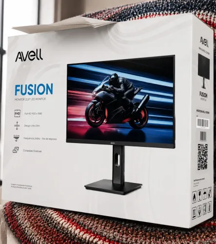 MONITOR AVELL FUSION 24? LACRADO COM NOTA FISCAL E GARANTIA 