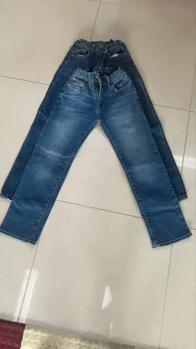 Kit de 2 calças jeans infantis 9 anos