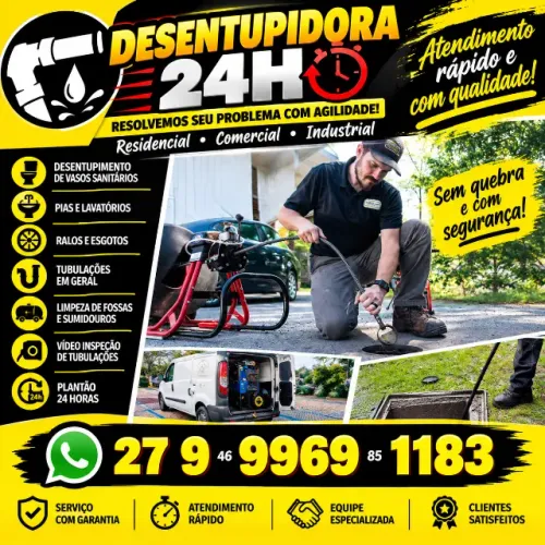 Desentupidora Canos e dutos Limpeza Limpar Limpamos Limpeza em geral