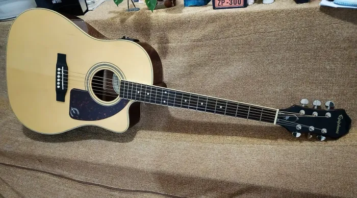 Lindo Violão Epiphone AJ-220SCE/N