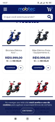Mobitec moto elétrica 