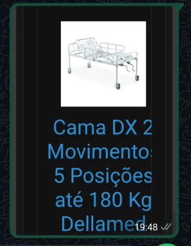 Cama hospitalar sem uso