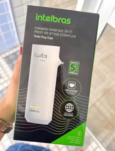 O Twibi Intelbras ROTEADOR E REPETIDOR DE SINAL WI-FI