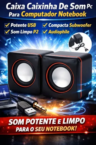 Caixa de som para notebook