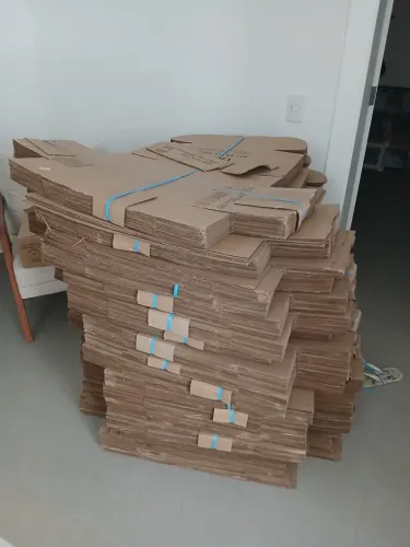 Caixas de Papelão Novas e Reforçadas - Lote Completo