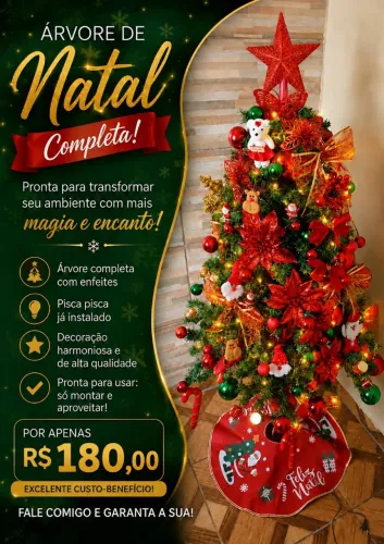 Vendo Árvore de Natal 