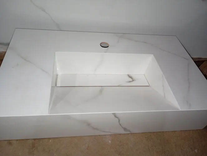 Pia para banheiro 60x40 pronta entrega