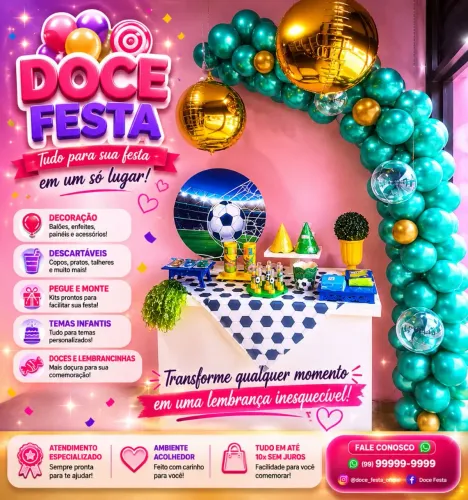 DECORAÇÃO FESTA E EVENTO
