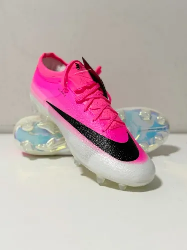 Chuteira Campo Nike Mercurial Vapor 17 Elite AG - Rosa - Tam 40