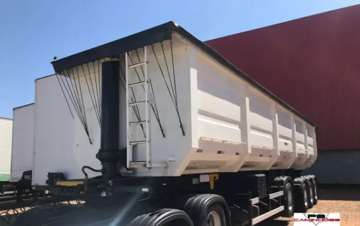 CARRETA CAÇAMBA BASCULANTE 4º EIXO 55m LIBRELATO 2023/2024 COM PNEUS E LONA FÁCIL.