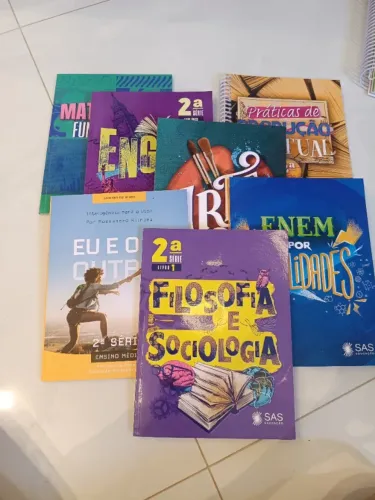 Livros complementares 2 série médio - sas