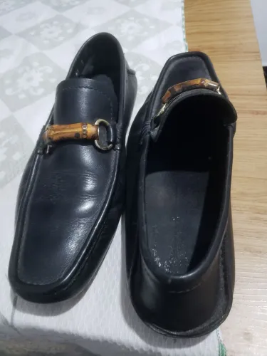Mocassim GUCCI Bamboo Bit Driving Loafer ORIGINAL, modelo 138204