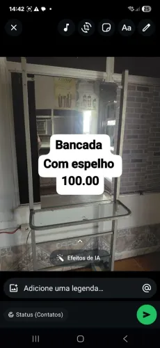 Vendo moveis para salão 