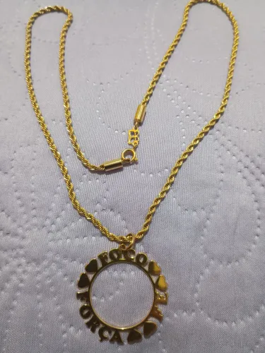 Cordão Rommanel com pingente