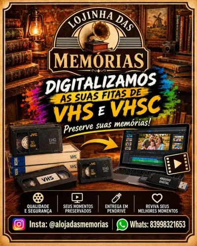 Digitalização de Fitas VHS e VHSC