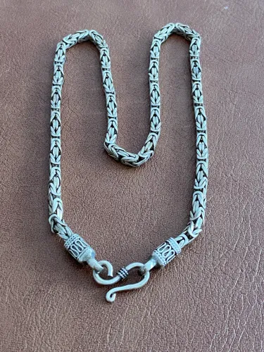 Cola Ponto Peruano 50cm Prata Bali