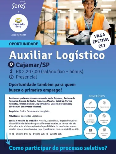 Auxilia de Logística 
