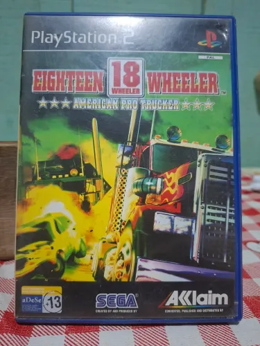 jogo 18 Wheeler: American Pro Trucker original para PlayStation 2 sistema europeu PAL