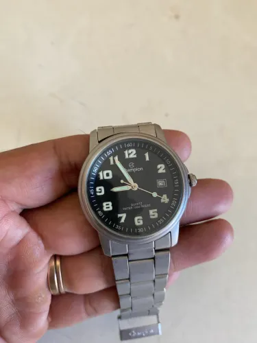 Relógio Masculino Champion Original - Todo em Aço Inox (Resistente à Água 100m)