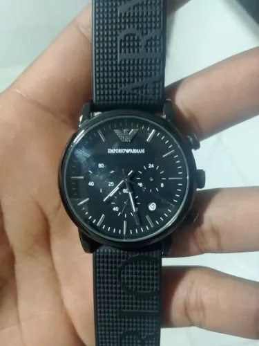 Relógio empório Armani preto