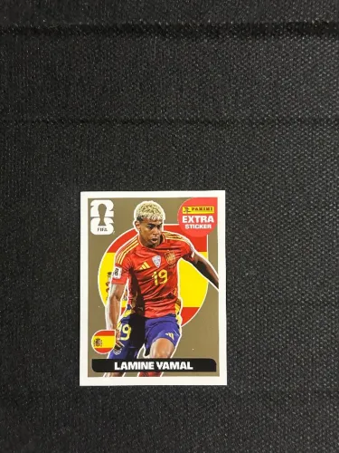 Figurinha legend dourada Lamine Yamal