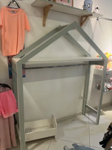 Arara Infantil Casinha em MDF - Linda e Moderna! 
