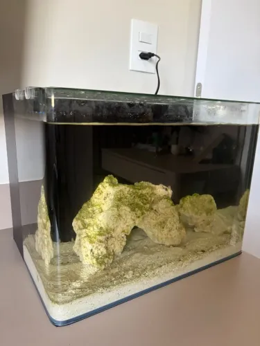 Aquário ocean tech 32 L nano preto