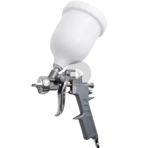 PISTOLA DE PINTURA GRAVIDADE CANECA PLÁSTICA 600ML