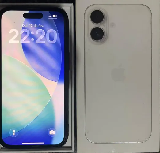 IPHONE 16 BRANCO - 128GB