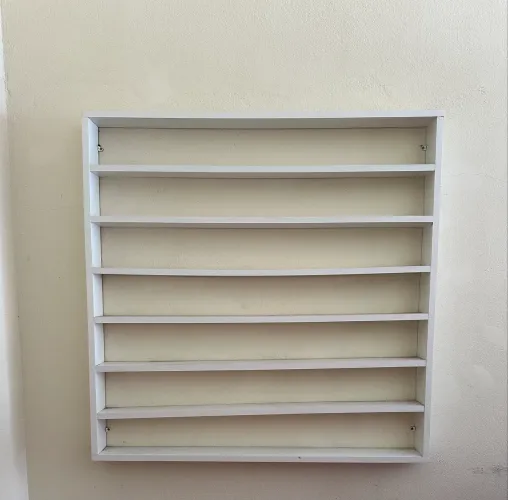 Nicho Organizador Expositor 200 Esmaltes 5 Prateleiras Mdf Branco