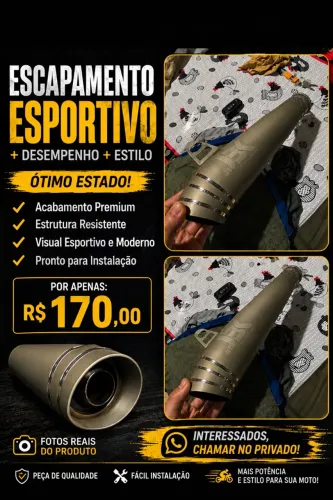 Escapamento esportivo