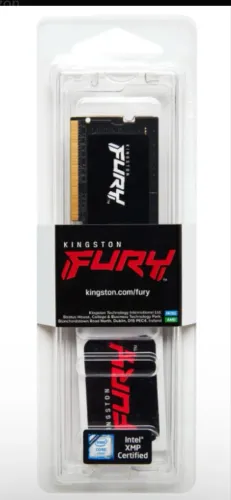 Memória RAM pra Notebook Kingston Fury Impact, 16GB, 5600MHz, DDR5, CL40, - KF556S40IB-16