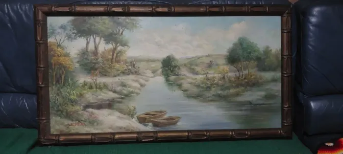 Quadro pintado a mão
