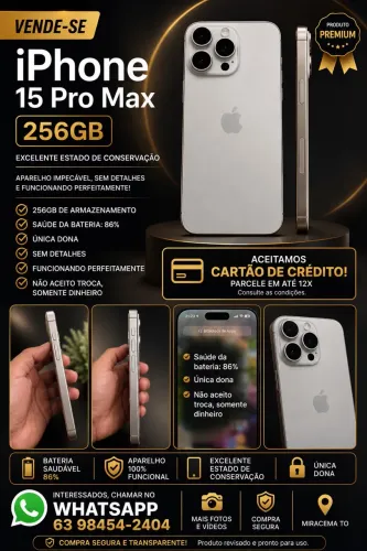 Vende -se Celular iPhone 15 pro Max