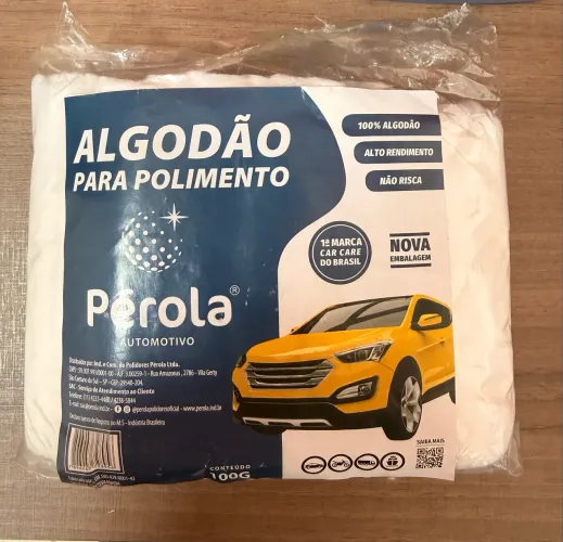 Algodão para polimento pérola 100g