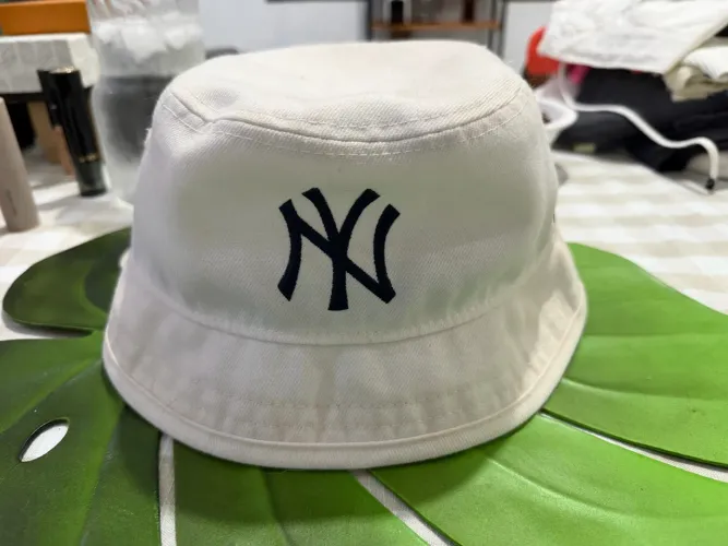 chapéu bucket new era new york yankees branco