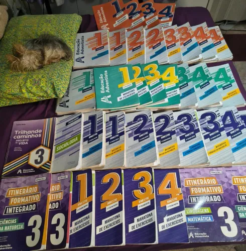 Kits de apostila completos do colégio adventista ensino médio 1,2 e 3 anos 