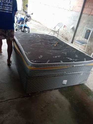 Cama box casal baú 