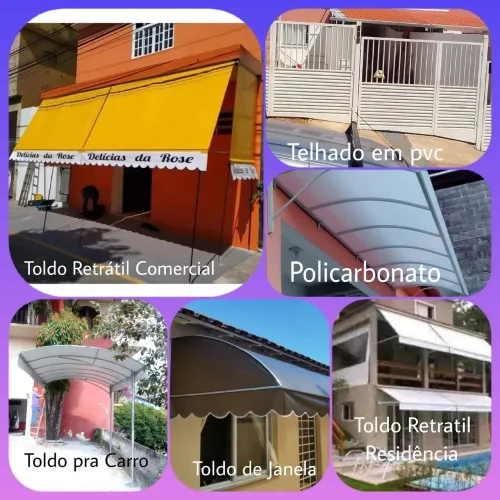 Toldos e Coberturas em Lona e Policarbonato 